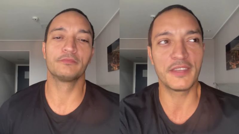 Allan Souza publica mensagem nas redes sociais; ator terminou o relacionamento com Rafa Kalimann, que está namorando Nattan - Reprodução/Instagram