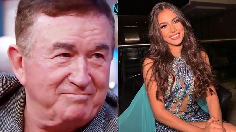 Amado Batista confirma namoro com jovem 51 anos mais nova que ele: '´Verdade' - Reprodução/ Instagram e SBT