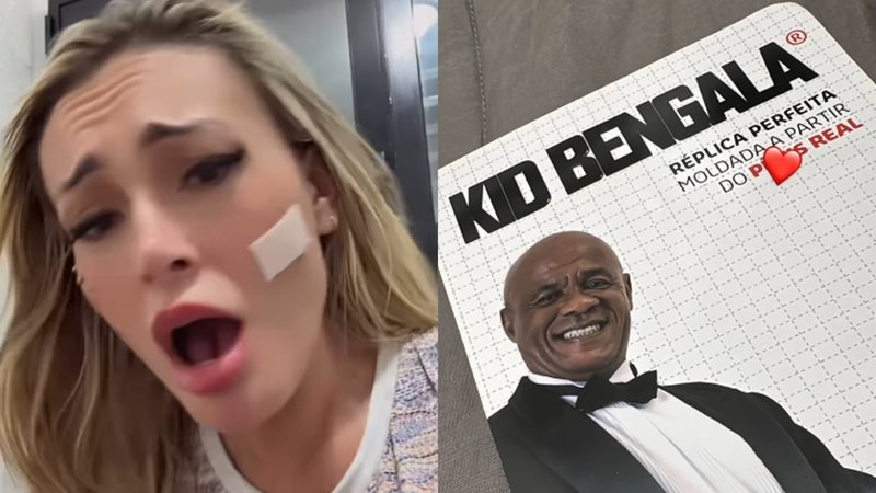 Andressa Urach usou réplica de órgão íntimo do Kid Bengala - Reprodução/Instagram