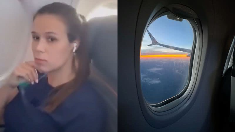 Mulher não cede lugar no avião e vira meme: saiba quanto custa sentar na janela! - Reprodução/Instagram