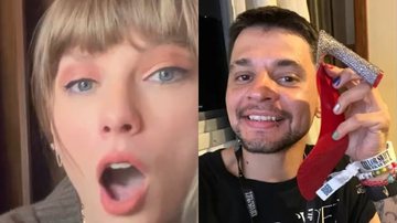 Brasileiro revela ajuda crucial na família após pegar salto quebrado de Taylor Swift - Reprodução/Instagram