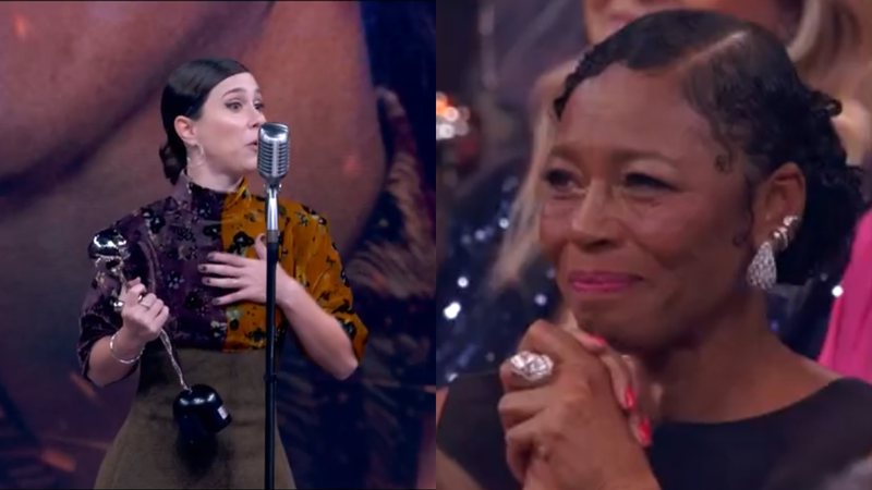 Daphne Bozaski e Edvana Carvalho no Melhores do Ano - Reprodução/Globo