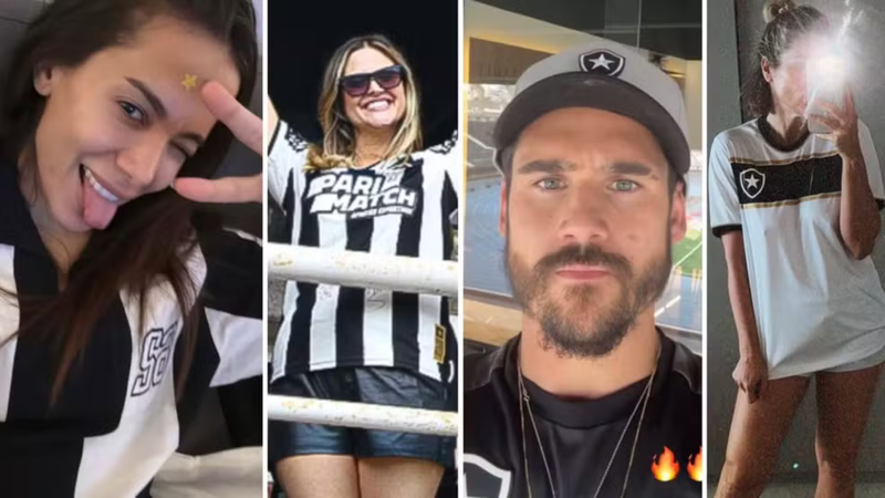 Famosos comemoram o tricampeonato do Botafogo no Brasileiro - Reprodução/ Instagram