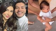 Aos 8 meses, filho de Arthur Aguiar encanta com primeiros passos - Reprodução/Instagram