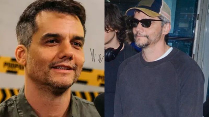 Wagner Moura faz rara aparição com filho mais velho ao desembarcar no Brasil - Reprodução/Youtube e Reprodução/Araujo/Agnews