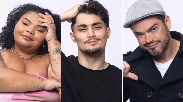 Flora Cruz, Gui Vieira e Sidney Sampaio estão na 11ª roça - Divulgação/Record