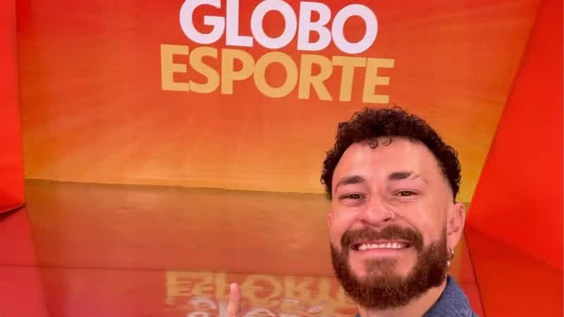 Fred Bruno emociona ao ser confirmado como apresentador do Globo Esporte: ‘Surreal’ - Divulgação/Globo