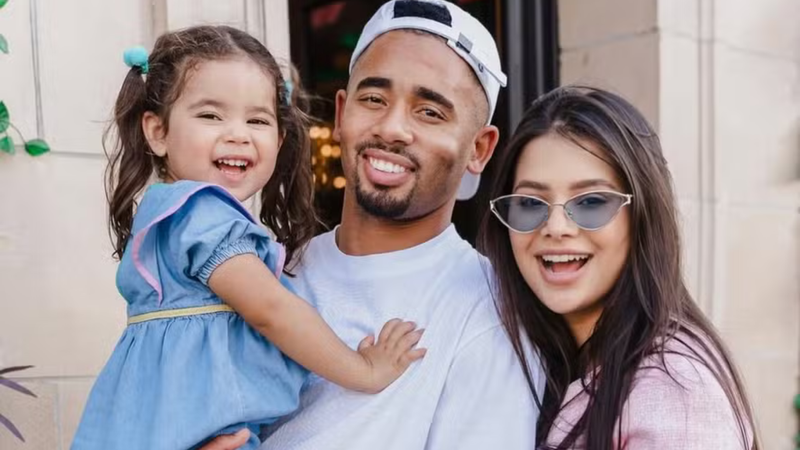 Gabriel Jesus e Raiane Lima anunciam segunda gravidez: 'Benção' - Reprodução/ Instagram