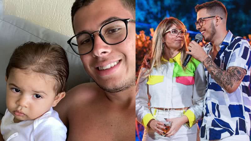 Irmão de Marília Mendonça compartilha registros com sobrinho; Leo é filho da cantora e Murilo Huff - Reprodução/Instagram