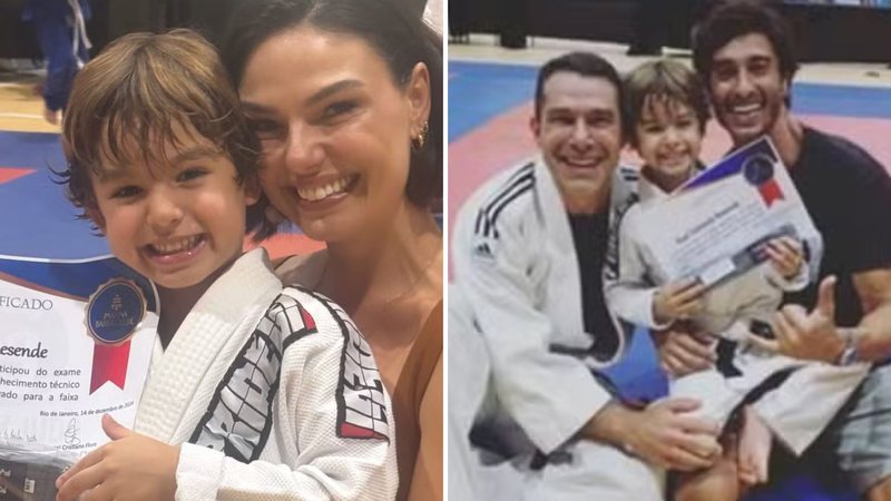 Isis Valverde reúne ex-marido e atual no campeonato do filho: 'Confie no processo' - Reprodução/Instagram