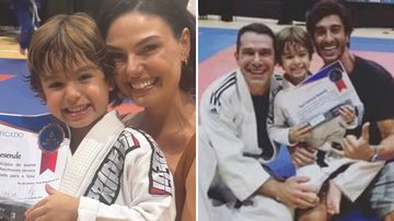 Isis Valverde reúne ex-marido e atual no campeonato do filho: 'Confie no processo' - Reprodução/Instagram