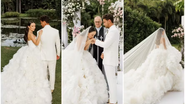 Larissa Manoela divulga fotos inéditas do terceiro casamento com André Luiz Frambach - Reprodução/ Instagram