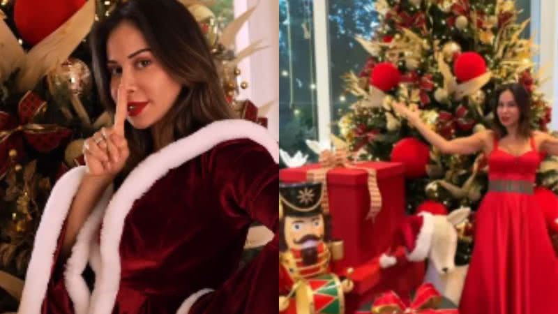 Maíra Cardi revela detalhes da sua decoração de Natal - Reprodução /  Instagram