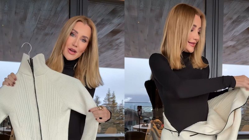 Na Suíça, Ana Paula Siebert veste look luxuoso de R$ 70 mil; confira - Reprodução/ Instagram