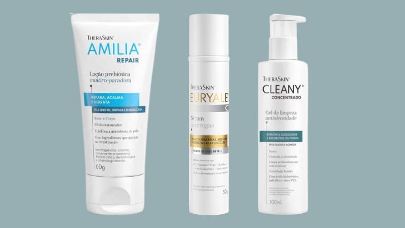 Produtos da TheraSkin® são perfeitos para transformar a rotina de cuidados em momentos especiais - Reprodução/TheraSkin®