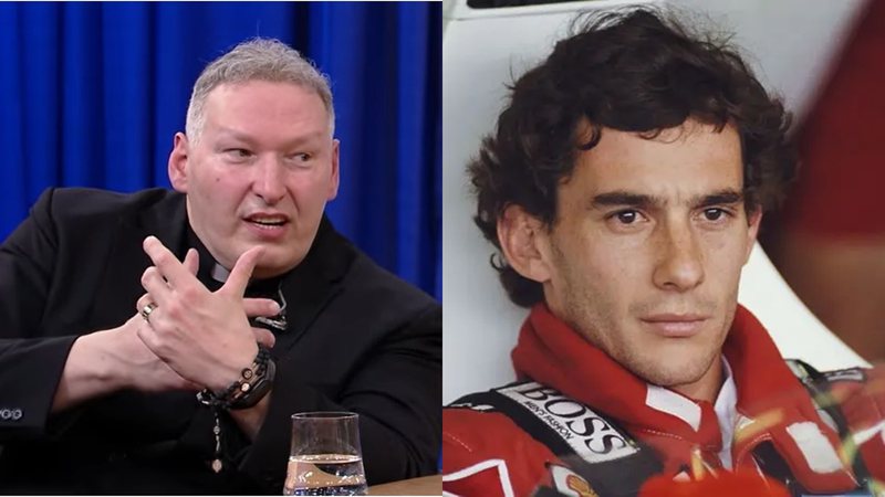 Padre Marcelo Rossi falou sobre a influência de Ayrton Senna em seu retorno à Igreja - Reprodução/RedeTV!/Instagram