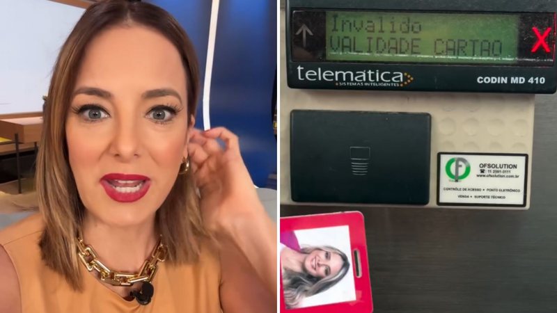 Ticiane Pinheiro mostra confusão na Record - Reprodução/Instagram