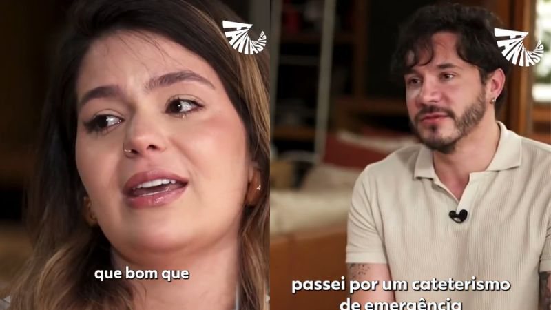 Viih Tube e Eliezer se emocionam ao falar sobre internação de 19 dias do filho; Ravi sofreu enterocolite e teve alta hospitalar - Reprodução/Instagram/Globo