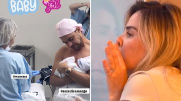 Wanessa Camargo entra na sala de parto de Graciele Lacerda - Reprodução/Instagram