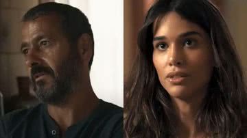 José Inocêncio (Marcos Palmeira) e Mariana (Theresa Fonseca) de Renascer - Reprodução/Globo