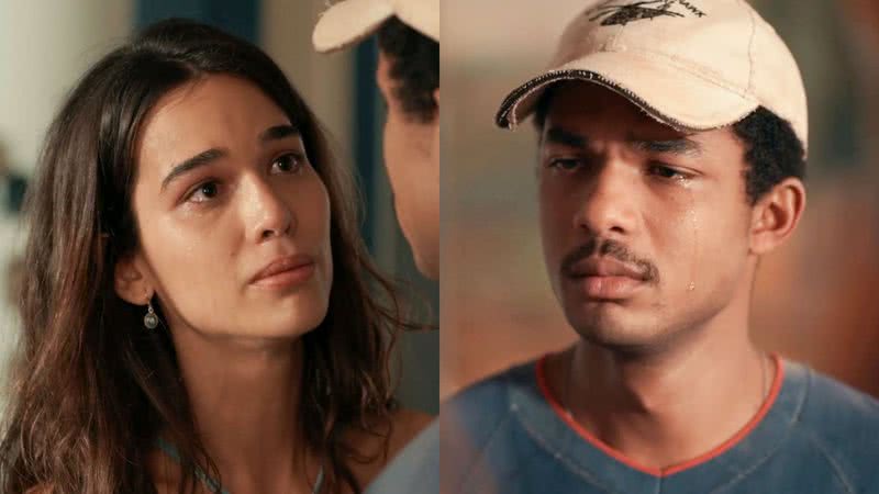 Mariana (Theresa Fonseca) e João Pedro (Juan Paiva) de Renascer - Reprodução/Globo