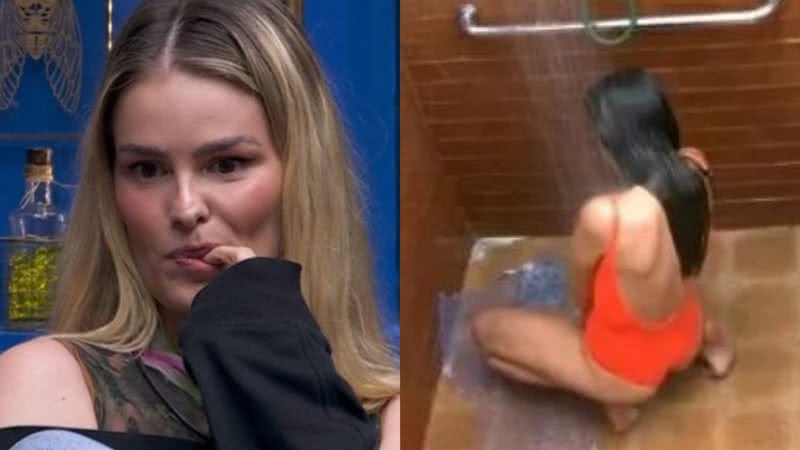 BBB 24: Famosas sofrem para lavar as partes íntimas: "Não tem como" - Reprodução/Globo