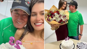 Amado Batista faz surpresa nos 23 anos da namorada miss - Reprodução/ Instagram