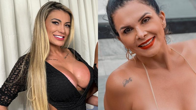 Andressa Urach e Luiza Ambiel - Reprodução/Instagram