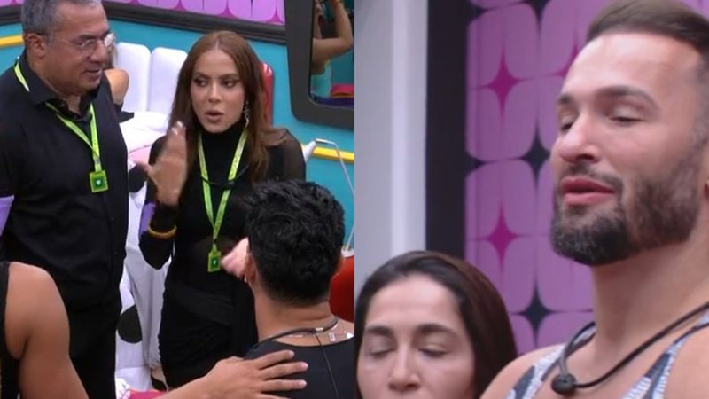 Anitta alfinetou Diego Hypolito ao entrar na casa do BBB 25 - Reprodução/Globo