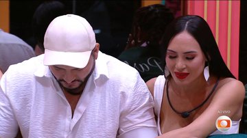 Arleane e Marcelo foram os primeiros eliminados do BBB 25 - Reprodução/Globo