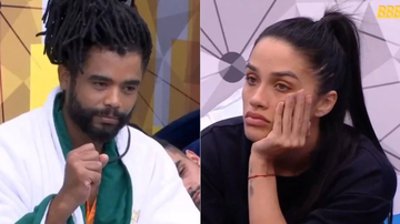 BBB 25: Diogo alerta Eva e Renata sobre fala racista no BBB 25: 'Soou mal' - Reprodução/ Globoplay