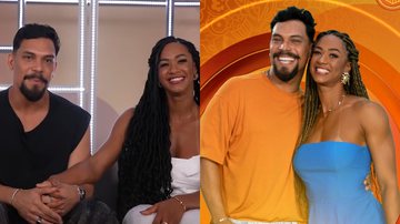 Vinícius e Aline estão confinados no BBB 25 - Reprodução/Globo