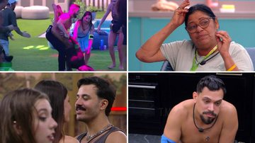 BBB 25 ganha after com reclamação de sujeira, dupla ficando "numa boa" e tombo de Gracyanne Barbosa - Reprodução/Globo