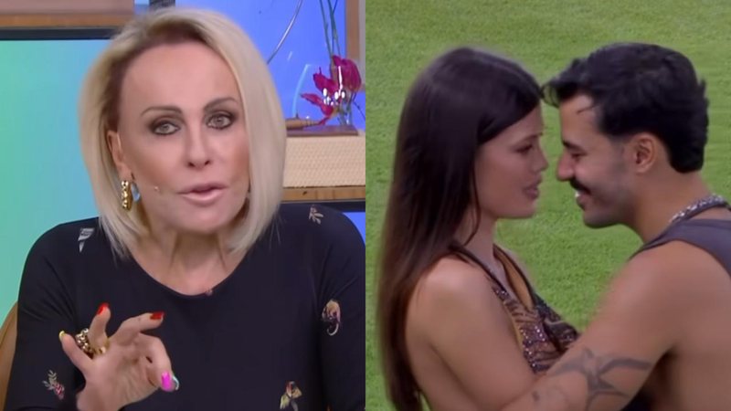 BBB25: Ana Maria Braga 'shippa' Vitória Strada e Matheus: 'Ele é gay' - Reprodução/ TV Globo