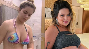 Viih Tube passou por duas gestações desde o BBB 21 - Reprodução/Globo e Reprodução/Instagram