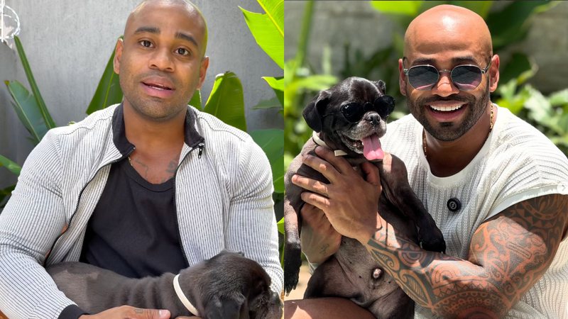 Com câncer, cachorro de Cézar Black precisará amputar a pata: ‘Dias muito difíceis’ - Reprodução/Instagram