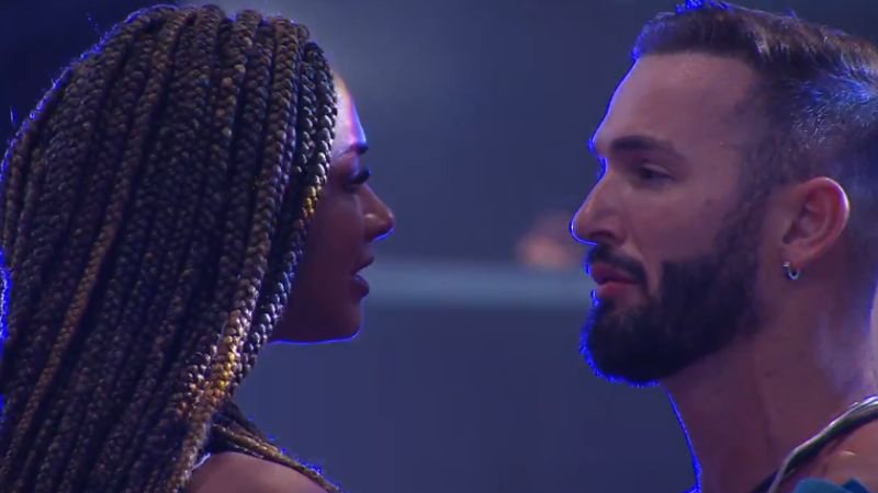 Diego Hypolito abre o coração durante festa do BBB 25; ginasta desabafou para Aline que está se sentindo perdido no programa - Reprodução/Globo