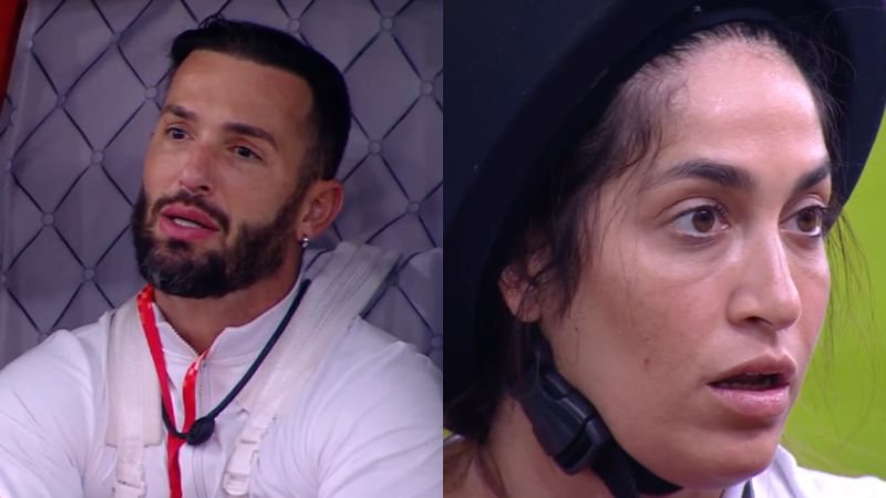 Diego e Daniele Hypolito discutem a relação no BBB 25; irmãos comentam sobre o combinado de se aproximarem dentro da casa e fazem desabafo - Reprodução/Globo