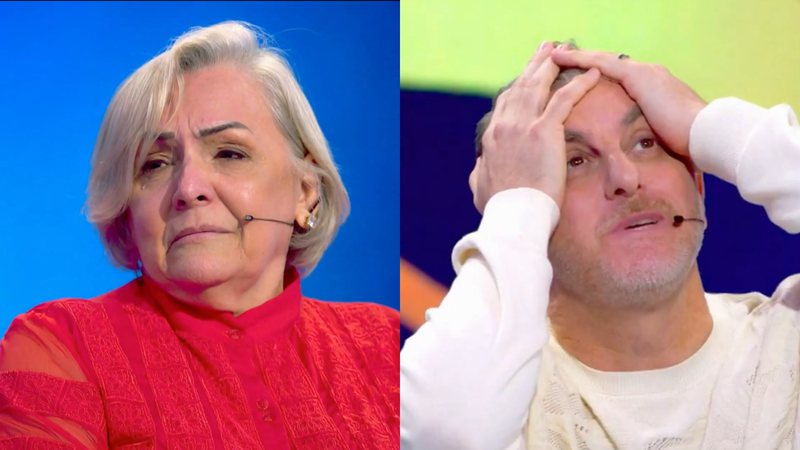 Dona Edileuda e Luciano Huck no Quem Quer Ser um Milionário, do Domingão com Huck - Reprodução/Globo