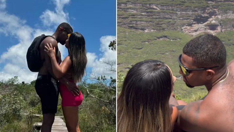 Ex-bbb Davi Brito surge aos beijos com dentista: 'A vida é feita de amor' - Reprodução/ Instagram