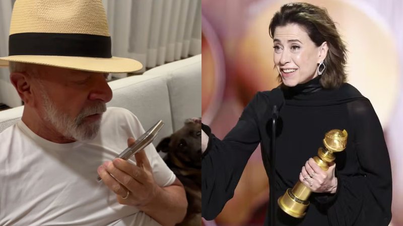 Lula parabeniza Fernanda Torres e exalta democracia em ligação especial para a atriz - Reprodução/ Instagram/ Getty Imagens