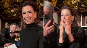 Emocionada, Fernanda Torres faz ligação Fernanda Montenegro após levar Globo de Ouro - Reprodução/Instagram