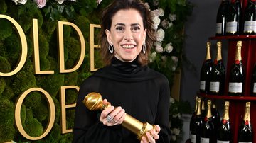 A atriz Fernanda Torres, vencedora do Globo de Ouro na categoria de Melhor Atriz em Filme de Drama - Foto: Getty Images