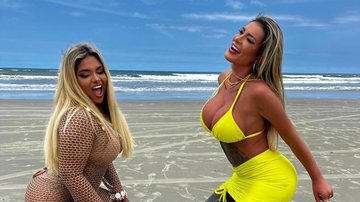 Mulher Filé e Andressa Urach se reencontram, após término de amizade polêmico - Reprodução/Divulgação