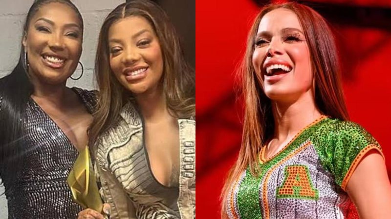 Fim da rixa entre as cantoras? Mãe de Ludmilla é vista em show de Anitta - Reprodução/ Instagram