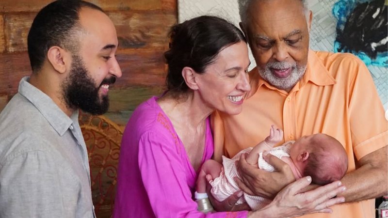 Gilberto Gil celebra a chegada da bisneta com foto emocionante: ‘Repleta de amor’ - Reprodução/Instagram