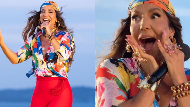 Energia de Gostosa! Ivete Sangalo brilha com look tropical em clipe no Farol da Barra - Reprodução/Instagram