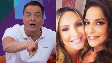 Leo Dias, Claudia Leitte e Ivete Sangalo - Reprodução/SBT/Instagram