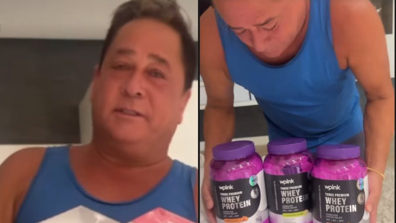 Whey com cerveja? Leonardo recebe presente de Virgínia e reação surpreende - Reprodução/ Instagram