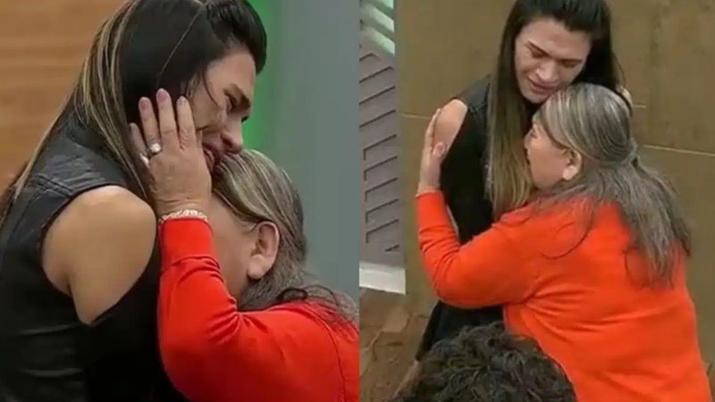 Mãe chora ao ver filha como mulher trans pela primeira vez no Big Brother - Reprodução/Telefe Rosario